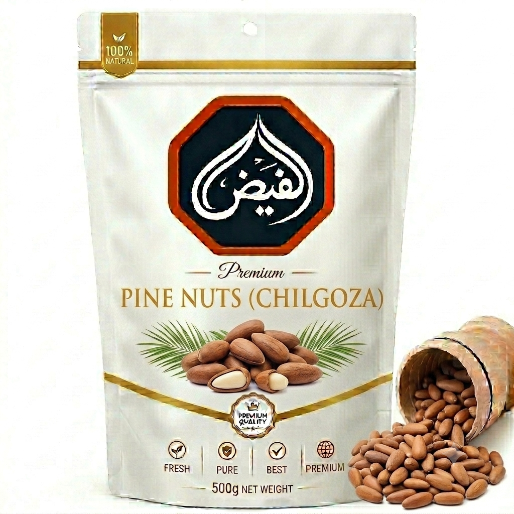Premium Pine Nuts (Chilgoza) 500-Gm
